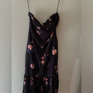 Free people strapless maxi dress, size XL